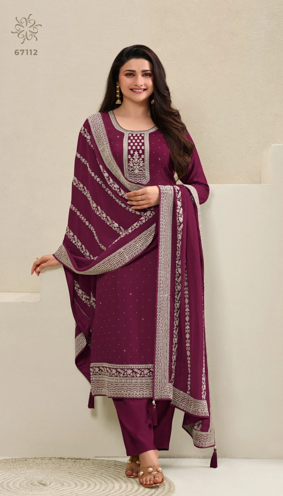 Vinay Parul Colour Plus Dola Wholesale Designer Salwar Suit Catalog — Wholesale Salwar Suits, MPA wholesale from Surat - Gallery Image 5